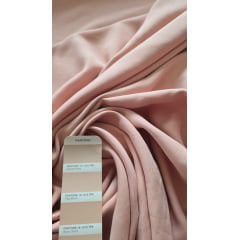 Viscose Lisa Premium Sarjada Aveludada Rosê