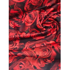 Zibeline Estampada Digital Rosas