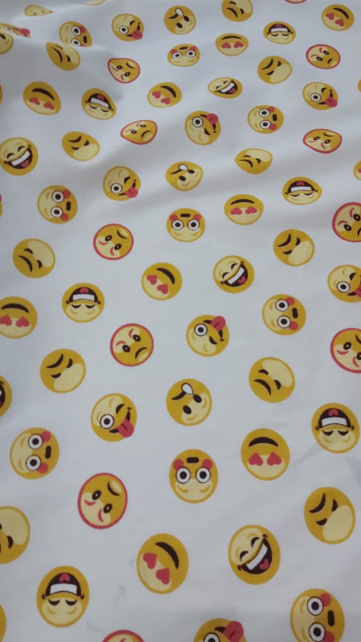 EMOJI FUNDO BRANCO 5290-01 - Ponto X Tecidos