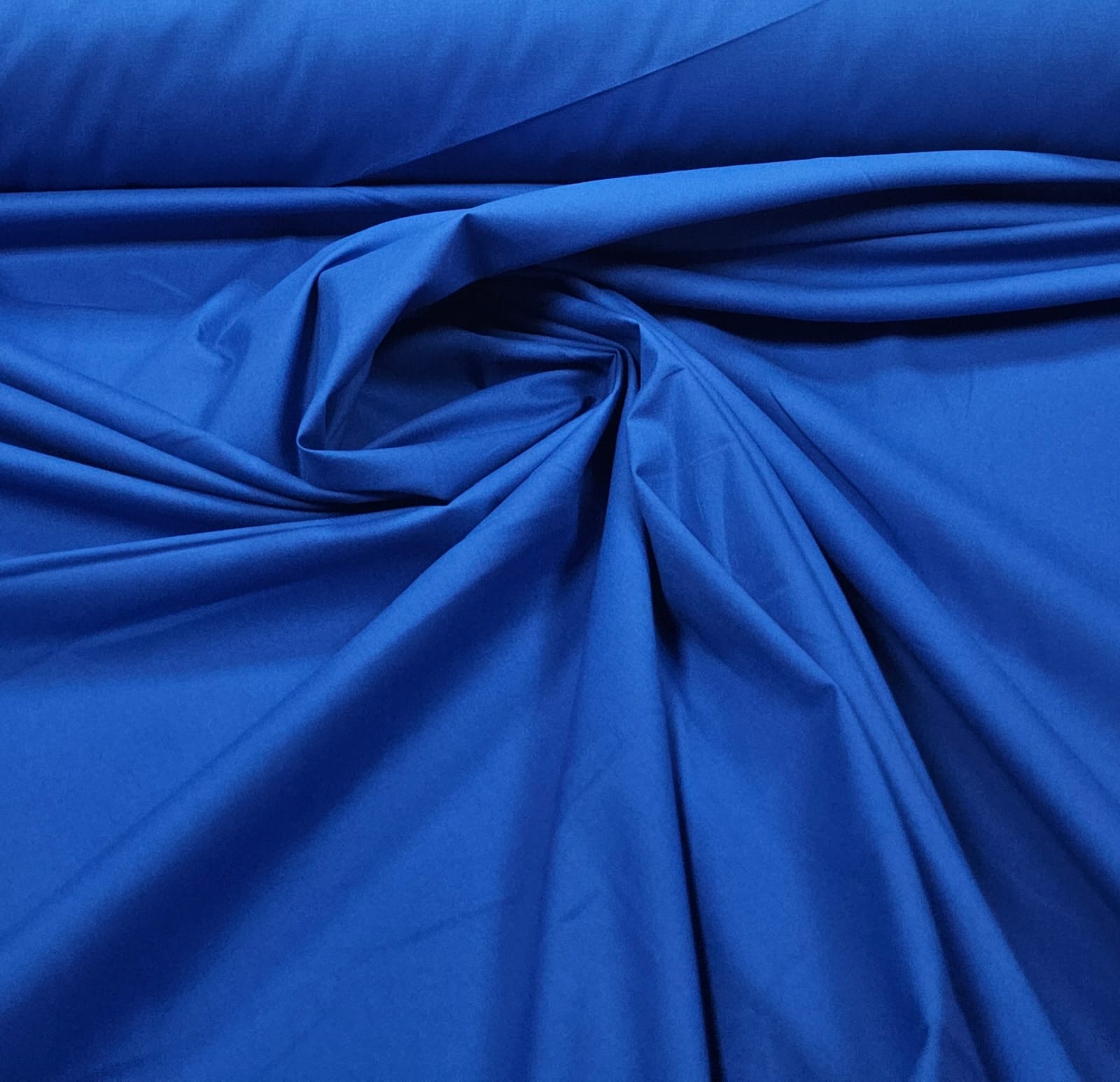 Tricoline Lisa Azul Royal Claro Premium 100% Algodão 
