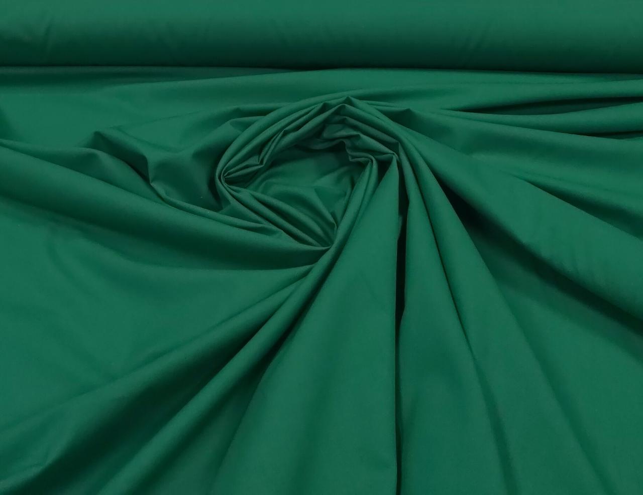 Tricoline Lisa Verde Bandeira Premium 100% Algodão