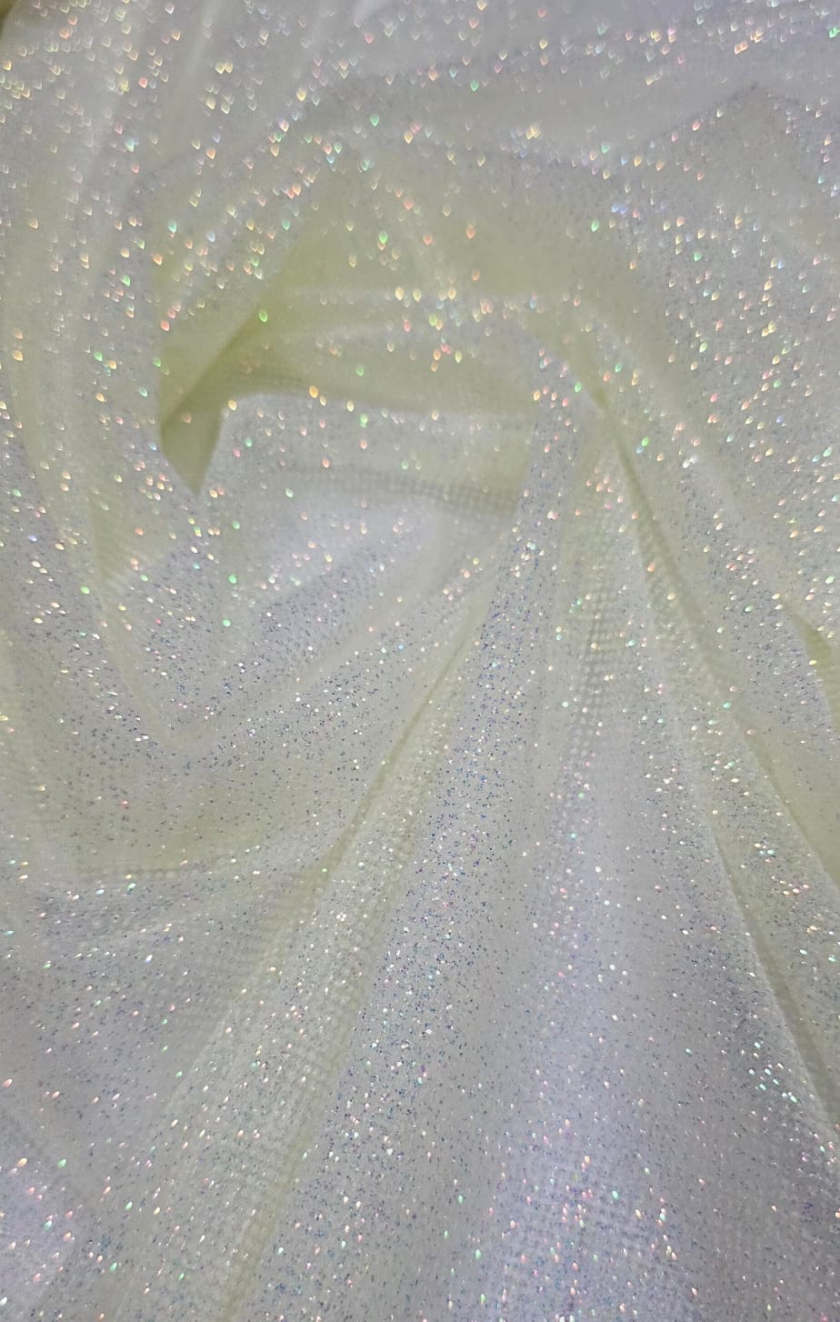 Tule com Glitter Amarelo Leve Furtacor