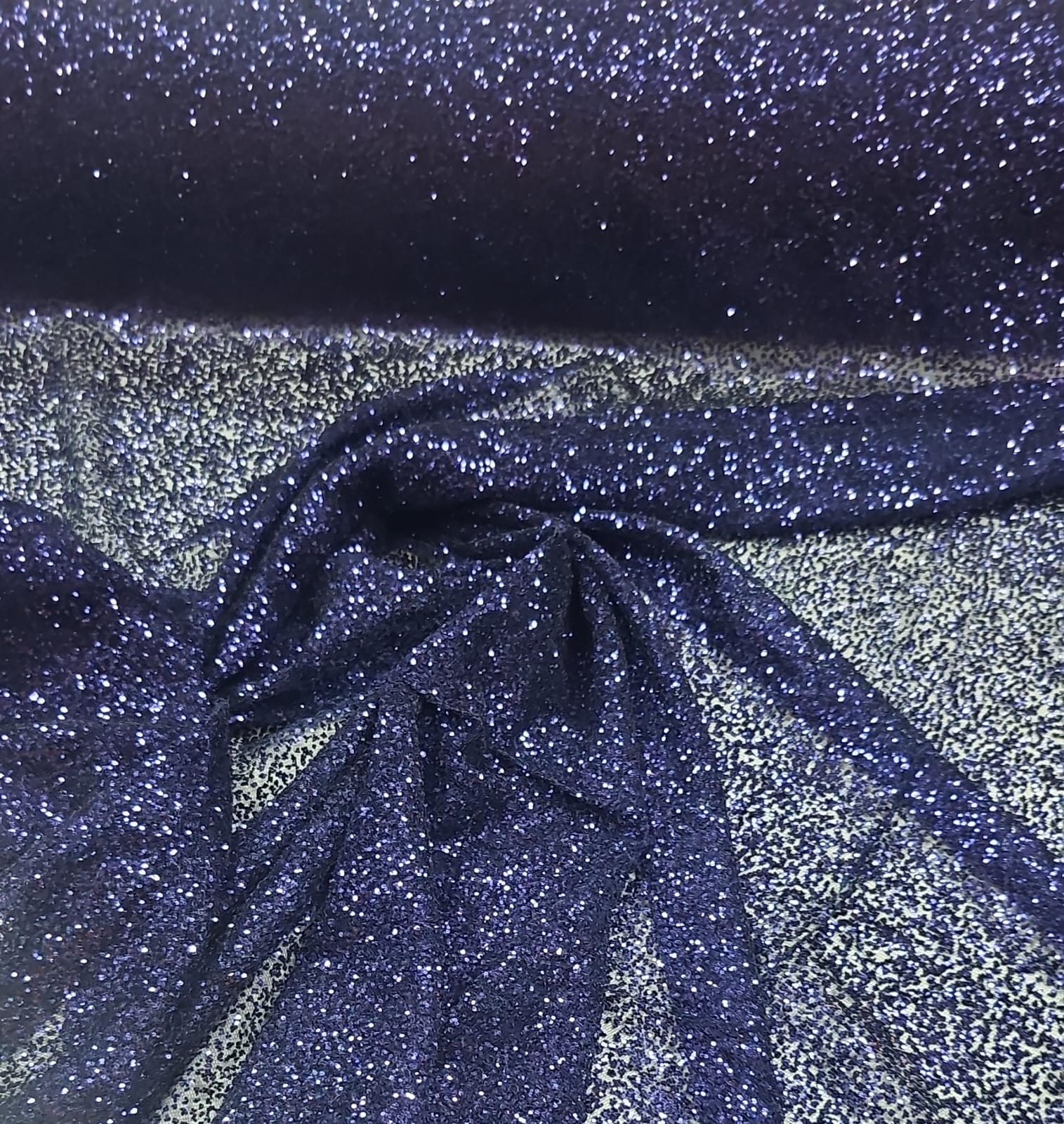 Tule com Glitter Azul Marinho Pesado 02