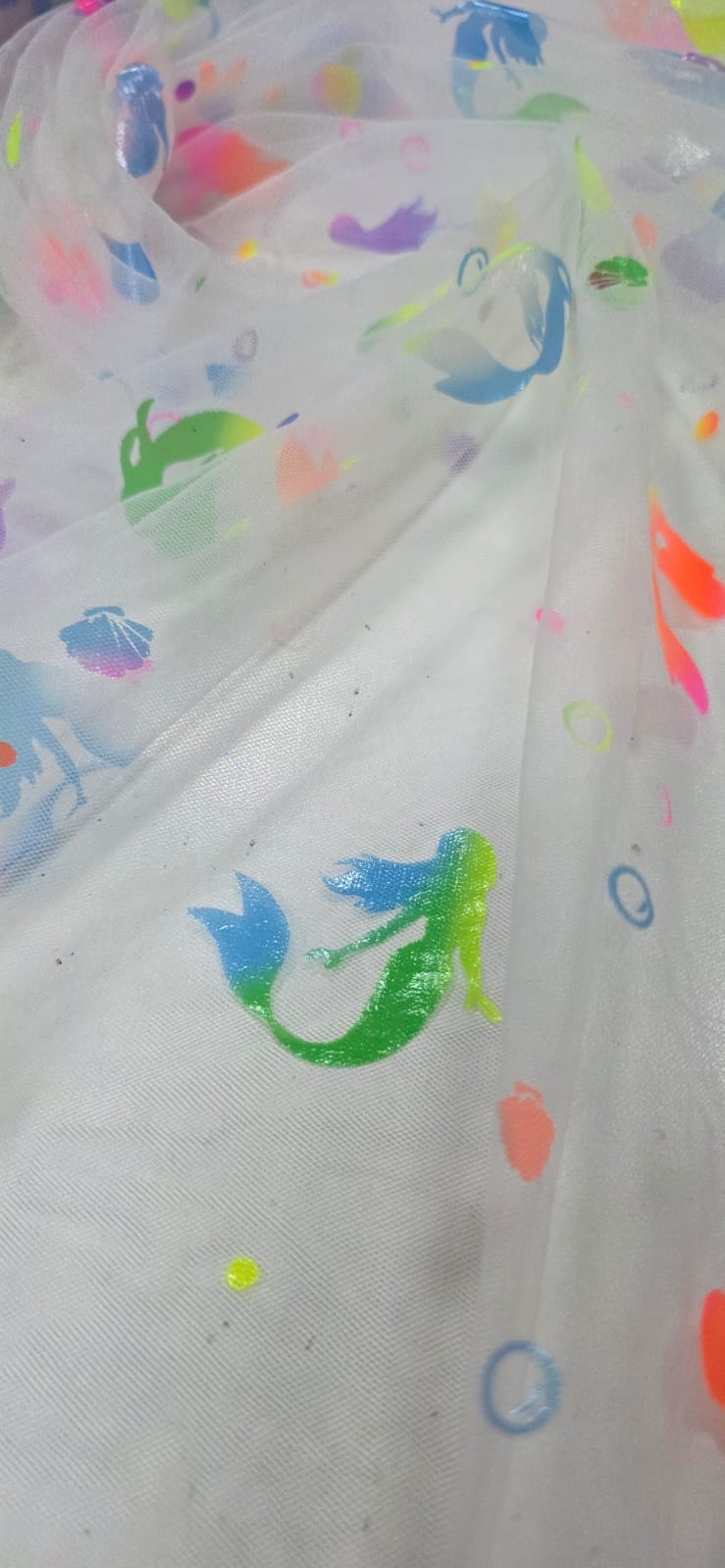 Tule Estampado Mermaid Multicolor