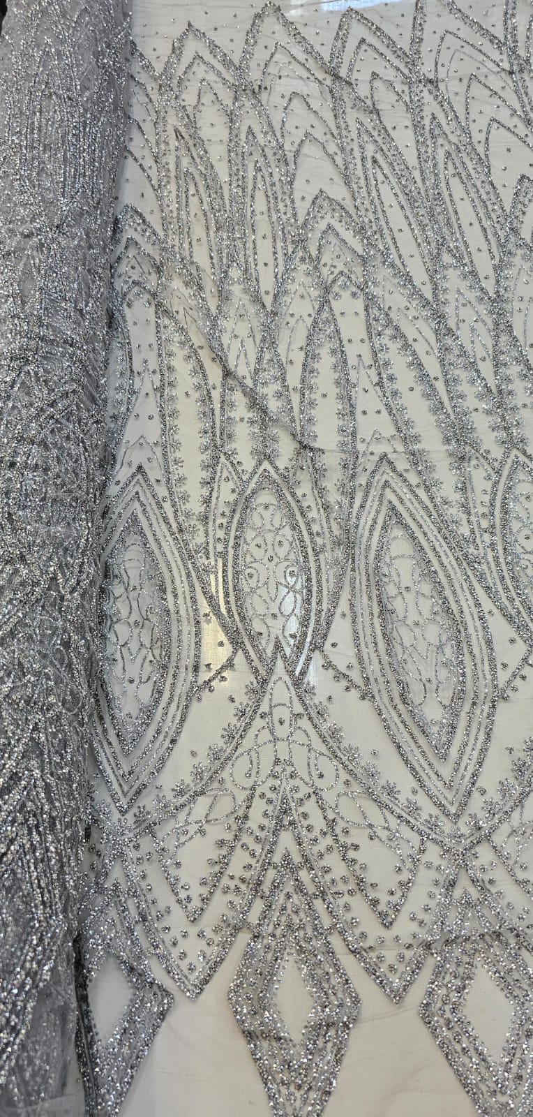 Tule Diamond Arabescos Prata Modelo 12752