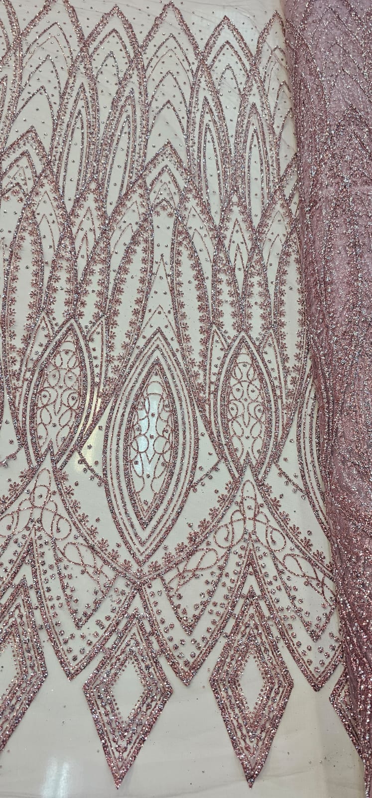 Tule Diamond Arabescos Rosê Modelo 12752 