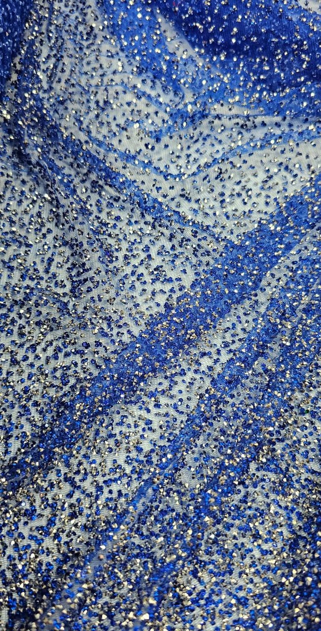 Tule Diamond Degrade Azul Royal