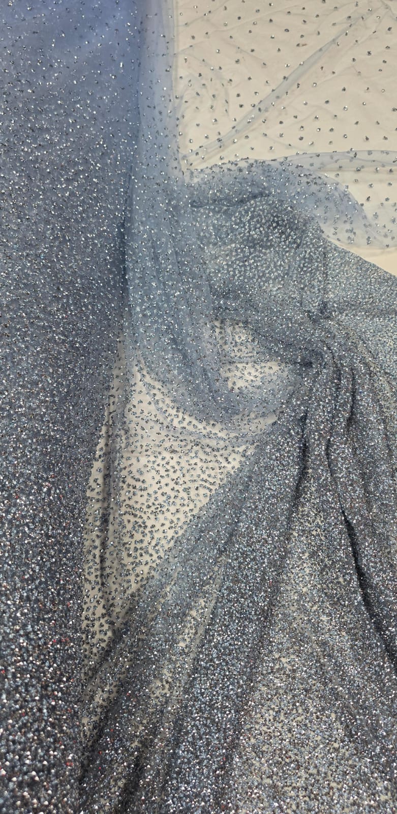 Tule Diamond Degrade Azul Serenity