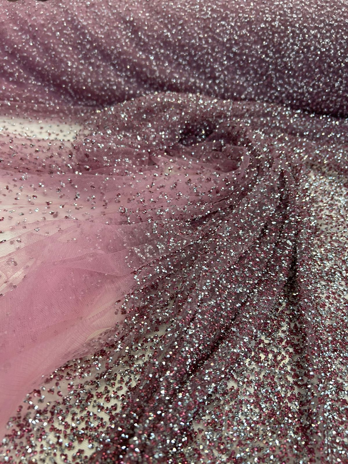 Tule Diamond Degrade Goiaba