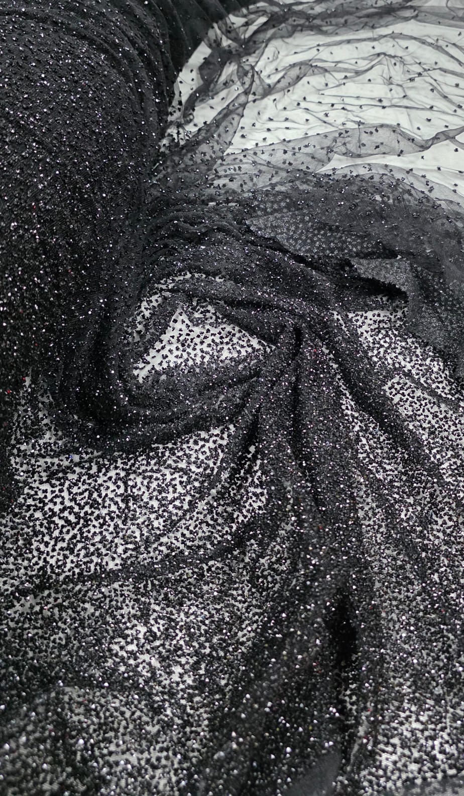 Tule Diamond Degrade Preto