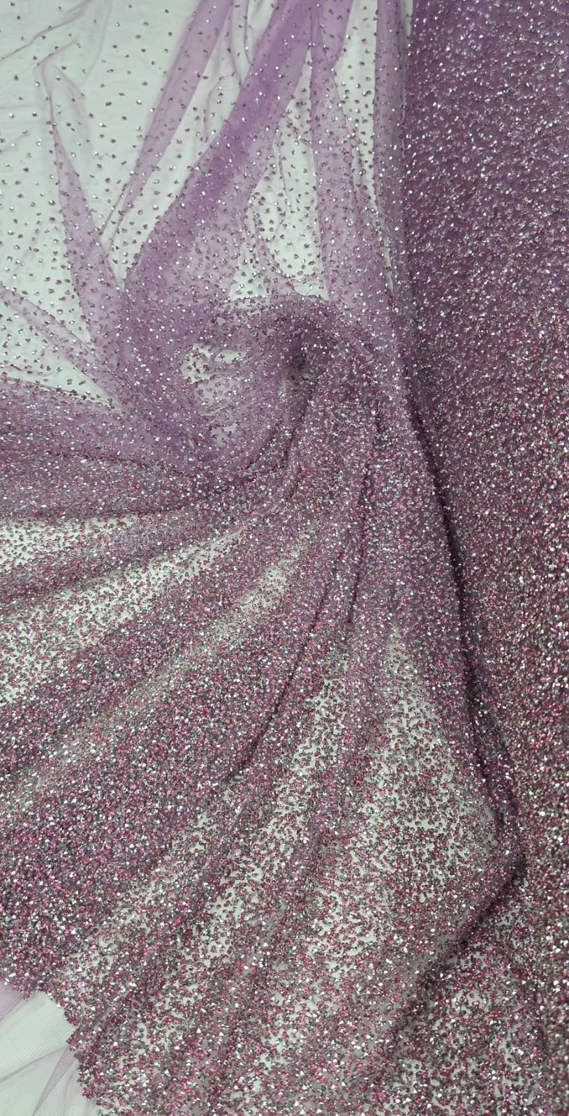 Tule Diamond Degrade Roxo Uva