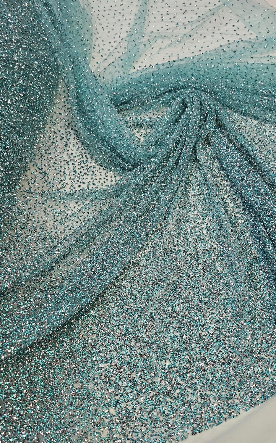 Tule Diamond Degrade Verde Tiffany