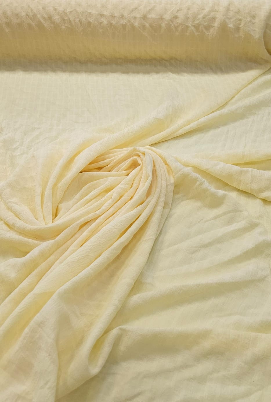 Crepe Tulum Com Elastano Amarelo