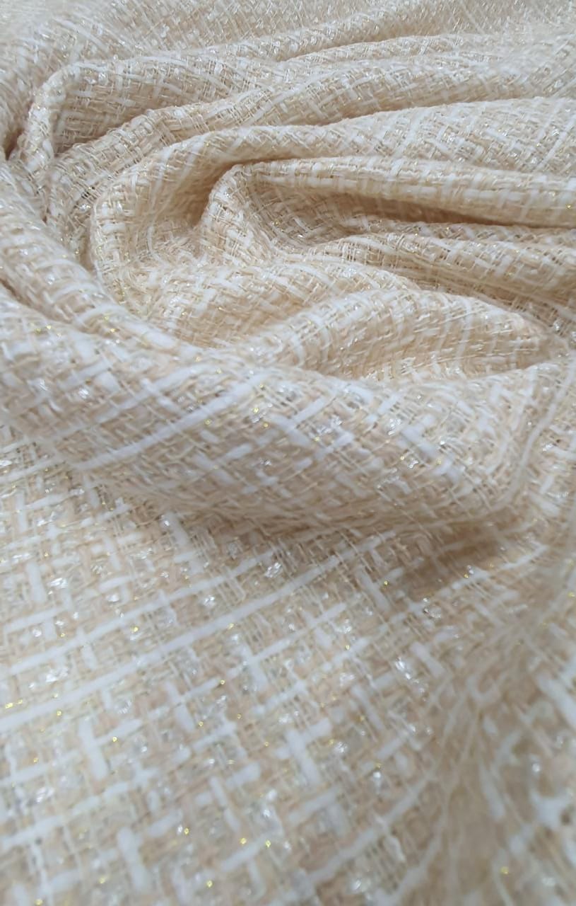 Ecru/Gold Novelty Tweed main image 1