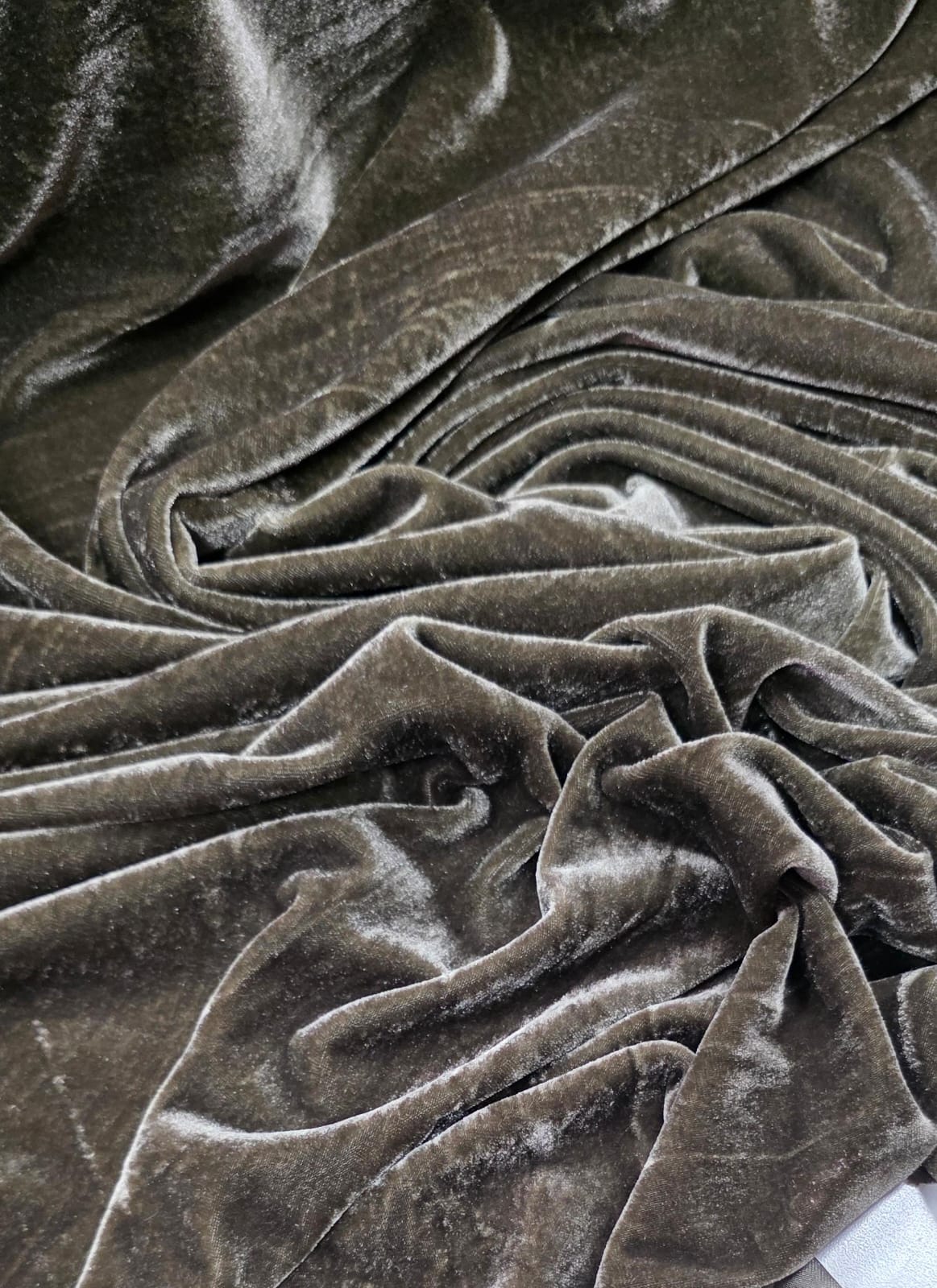 Veludo Spandex c/ Lycra Verde Musgo