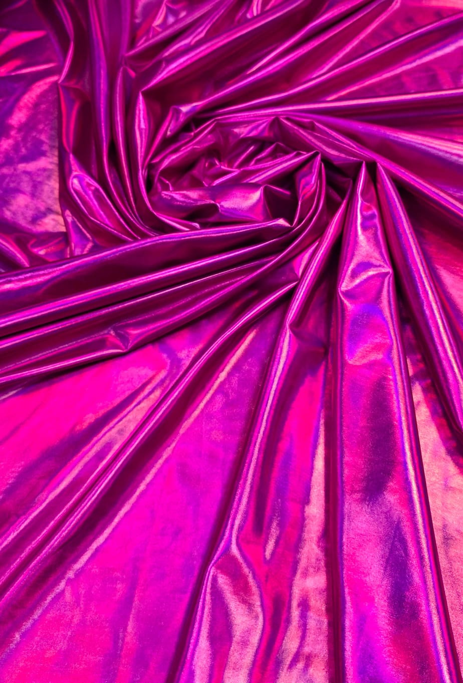 Vinil Holográfico Pink com Elastano