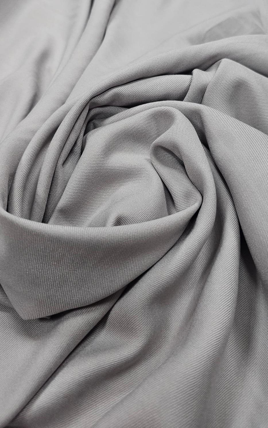 Viscose Ecológica Lisa Cinza