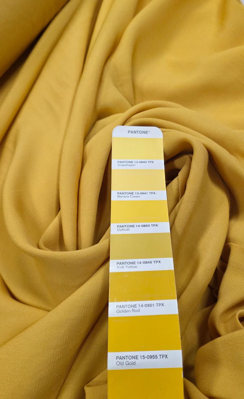 Viscose Ecológica Marroquina Amarelo Mostarda