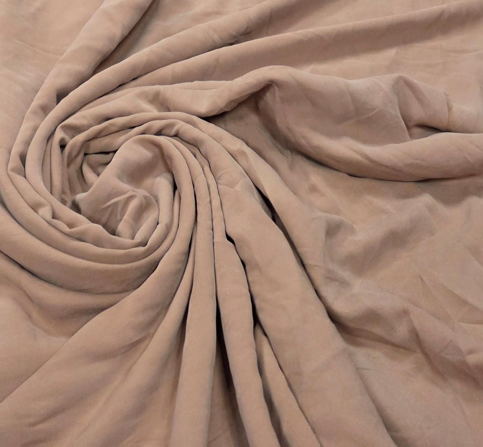 Viscose aveludada pesada marrom claro - Comprimento 4,50 m x Largura 1,47 m