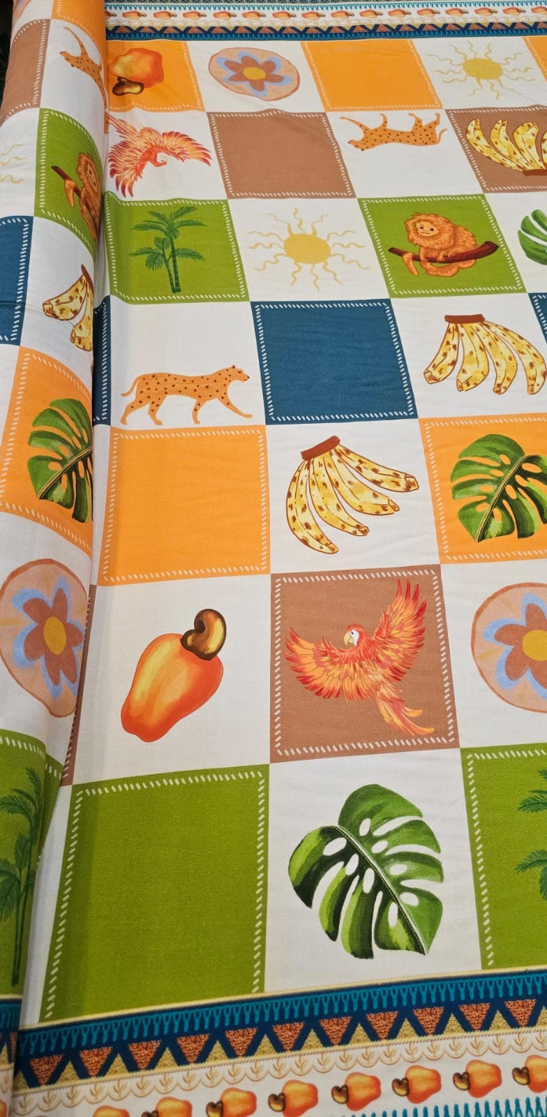  Viscose Estampada Digital  M0158
