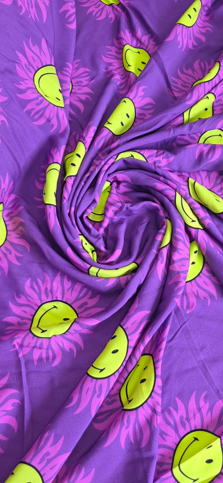 Viscose Premium Baw Sol Fundo Roxo