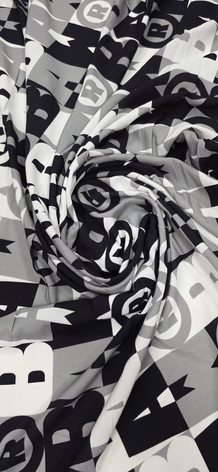 Viscose Premium Estampa Baw Tricolor