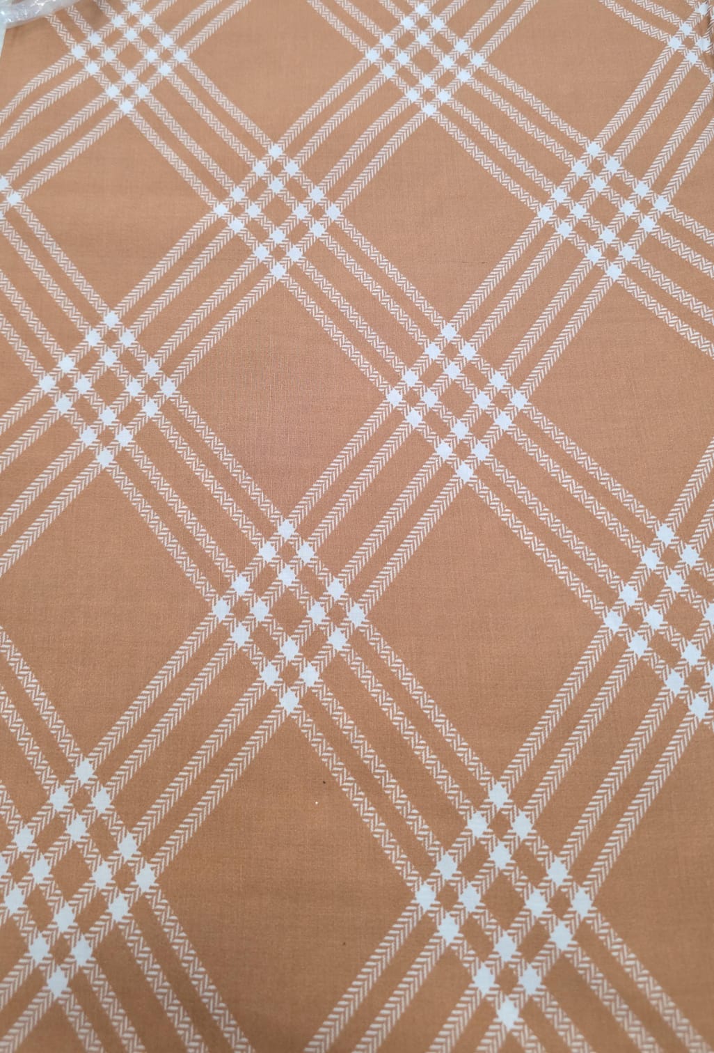 Viscose xadrez fio 60 digital - Comprimento 4,90 m x Largura 1,50 m  