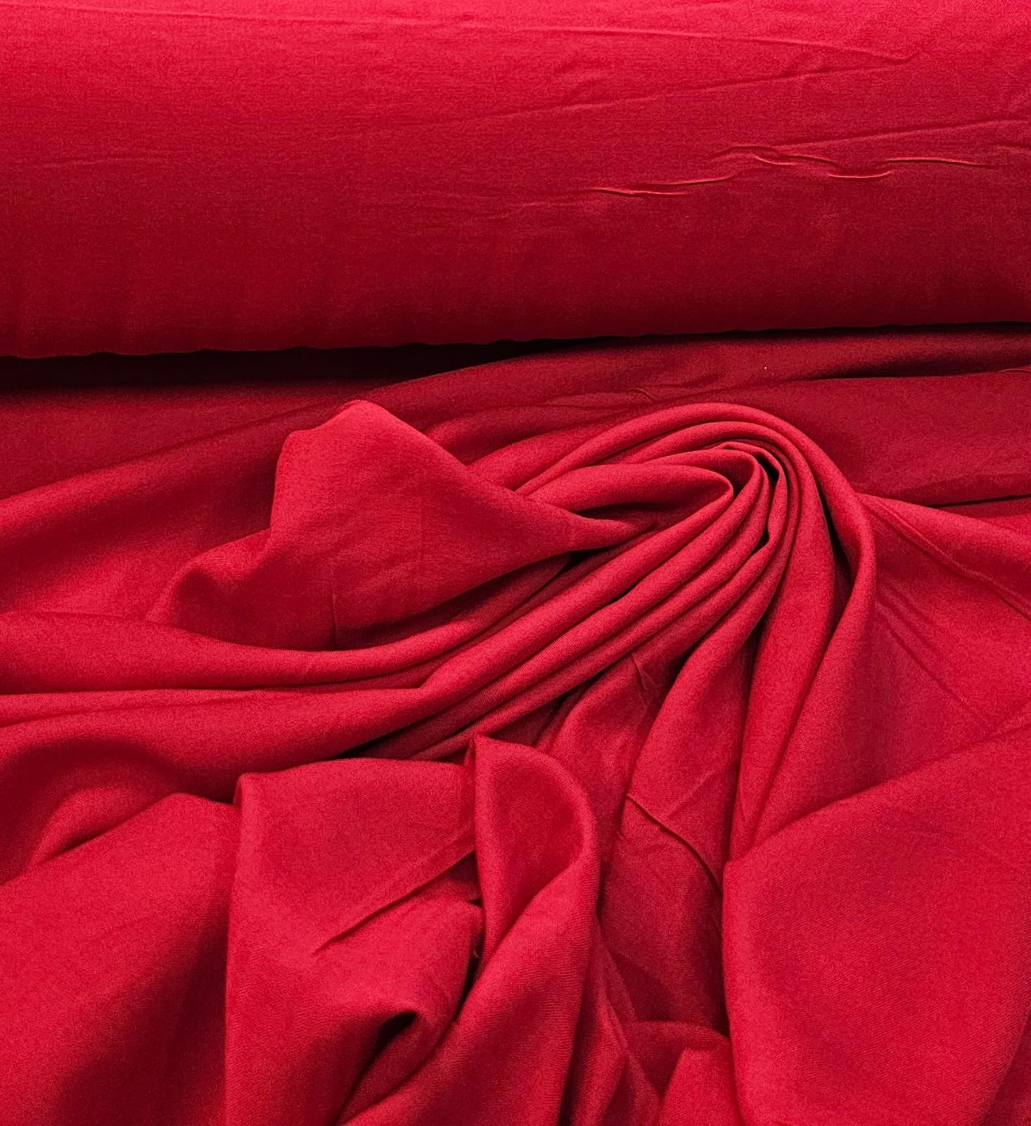 Viscose Lisa Vermelho Cereja